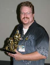 Sandy with the Jedi Hunter trophy